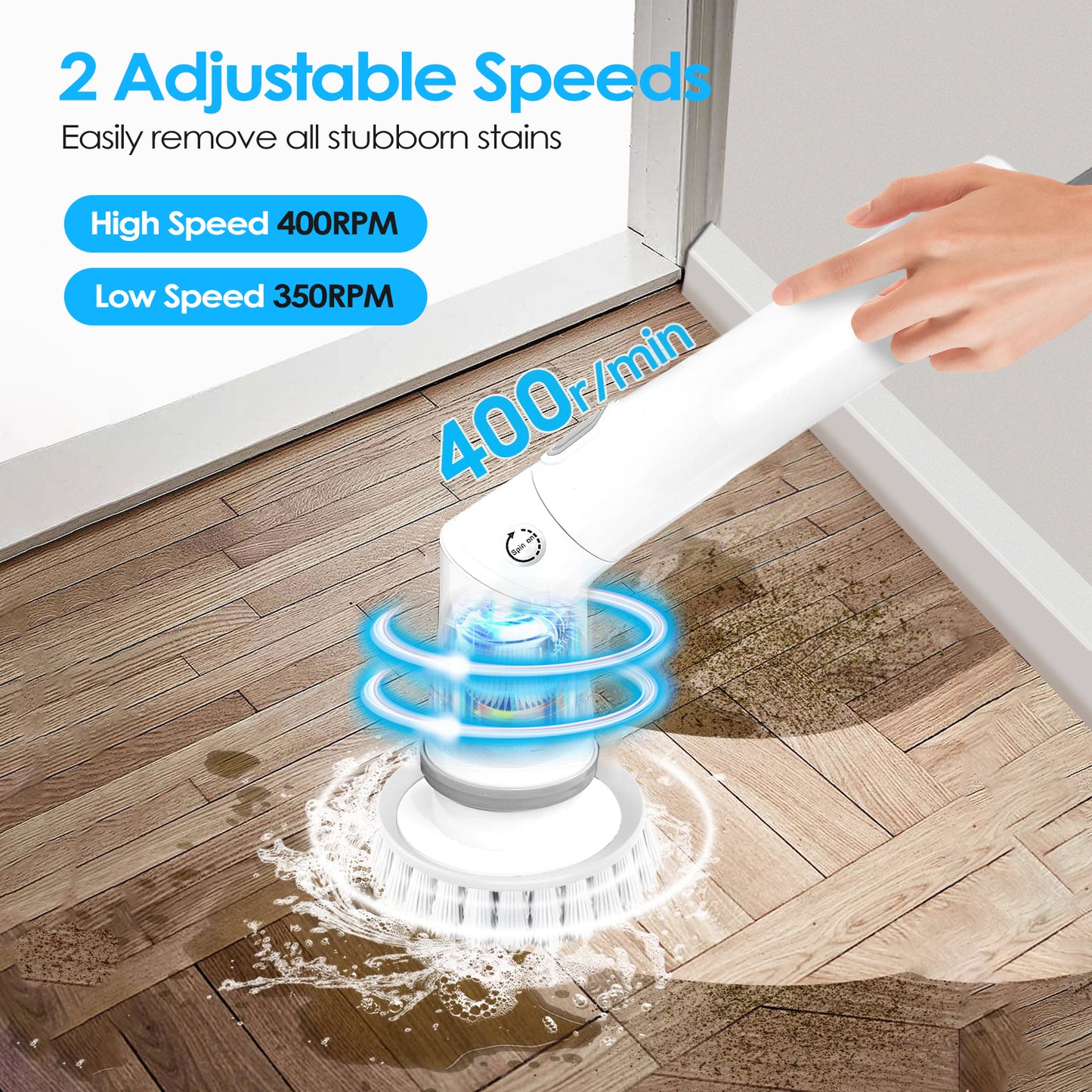 Rechargeable Electric Spin Scrubber